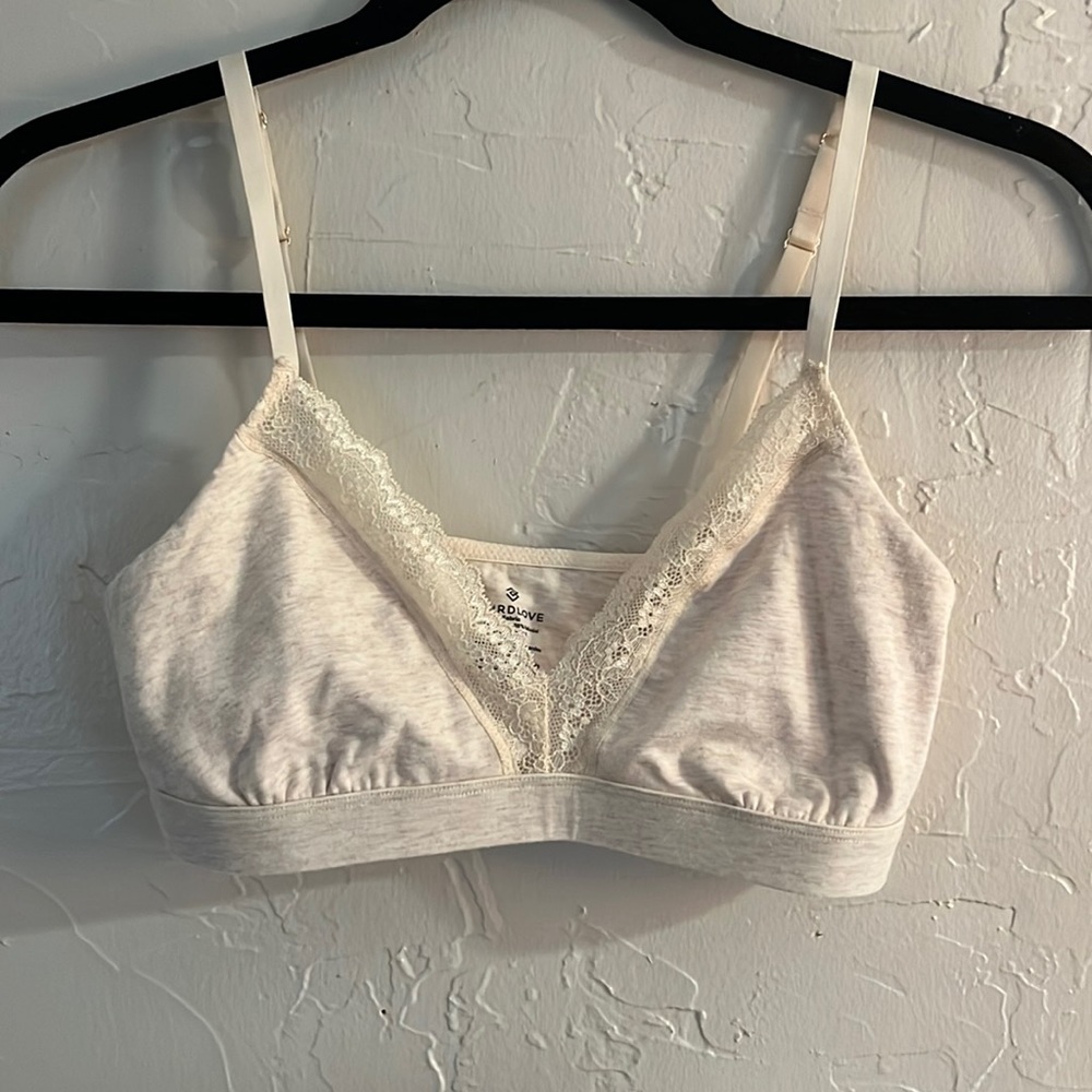 Thirdlove NWOT cotton unlined unpadded bra S